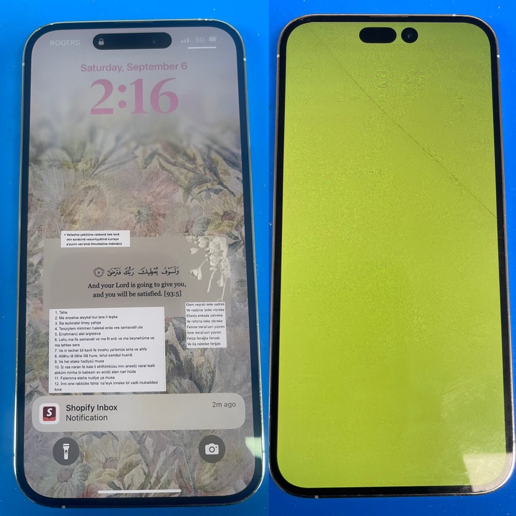 iPhone screen repair in Richmond Hill for cracked and damaged screens